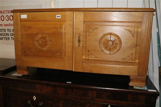 Light oak chest